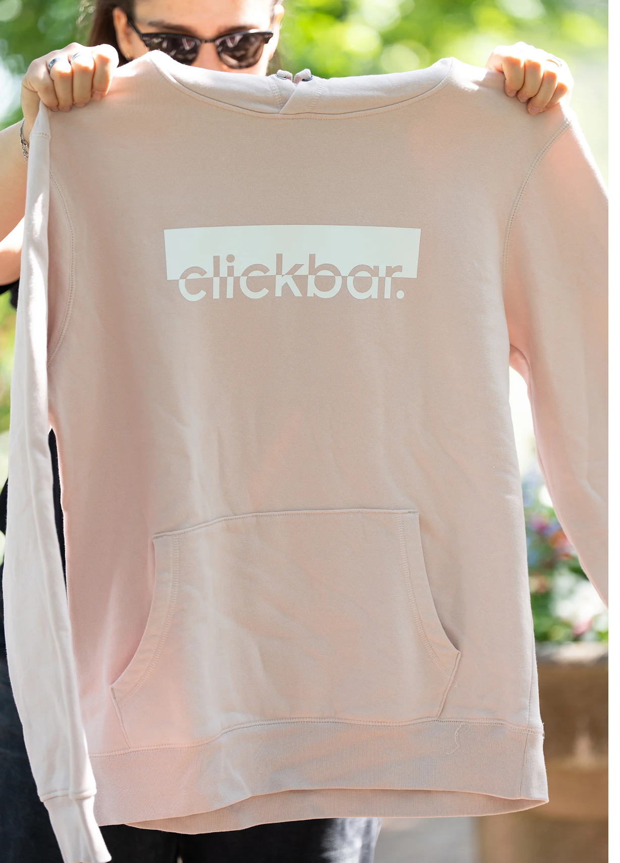 pinker clickbar. Hoodie