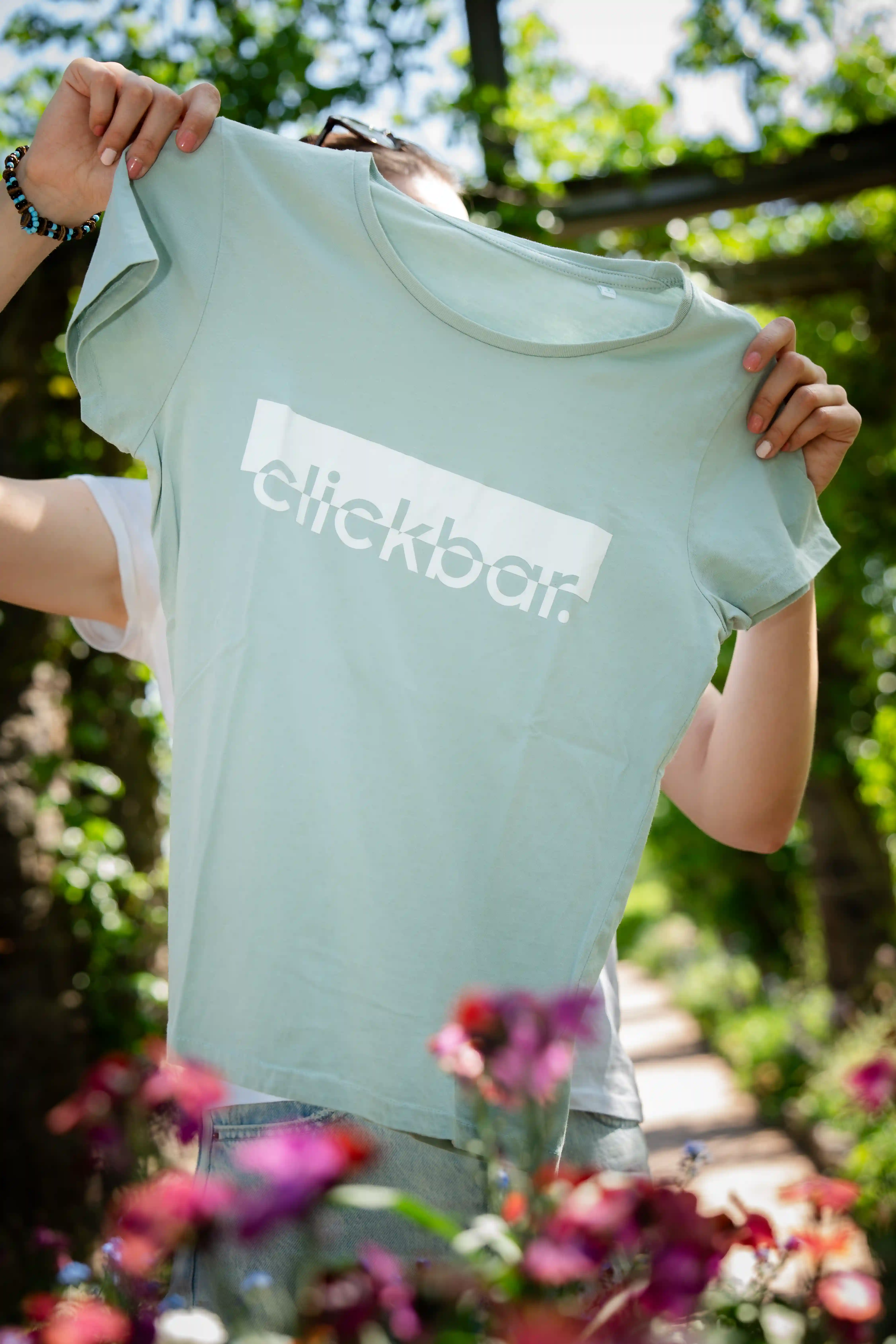 clickbar. T-Shirt Mint grün
